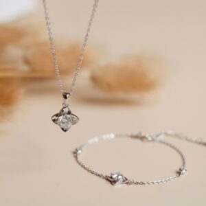 Dây chuyền bạc nữ Starlight 594112